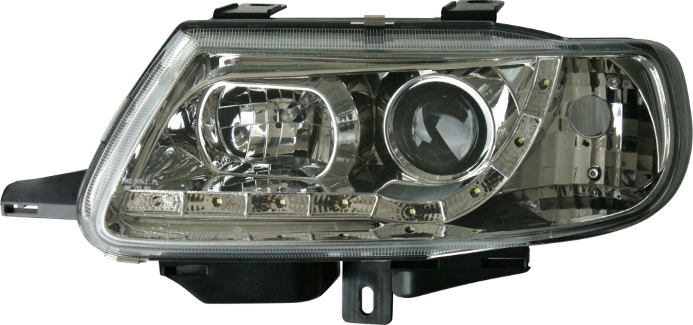 CITROÃ‹N SAXO 96-99 R8 STYLE LED HEADLIGHTS CHROME V1