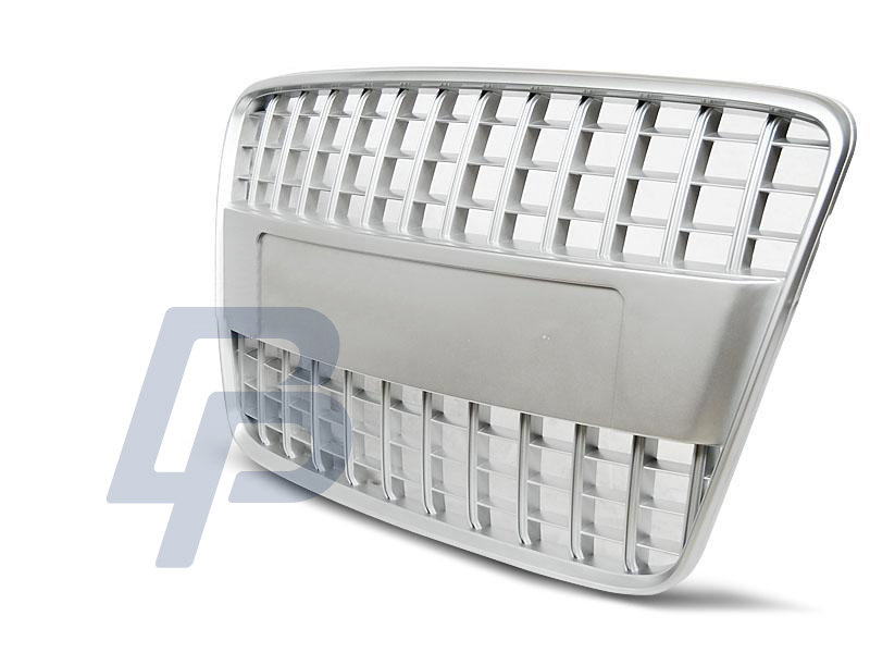 AUDI Q7 05-09 SILVER S-LINE STYLE GRILL - 2