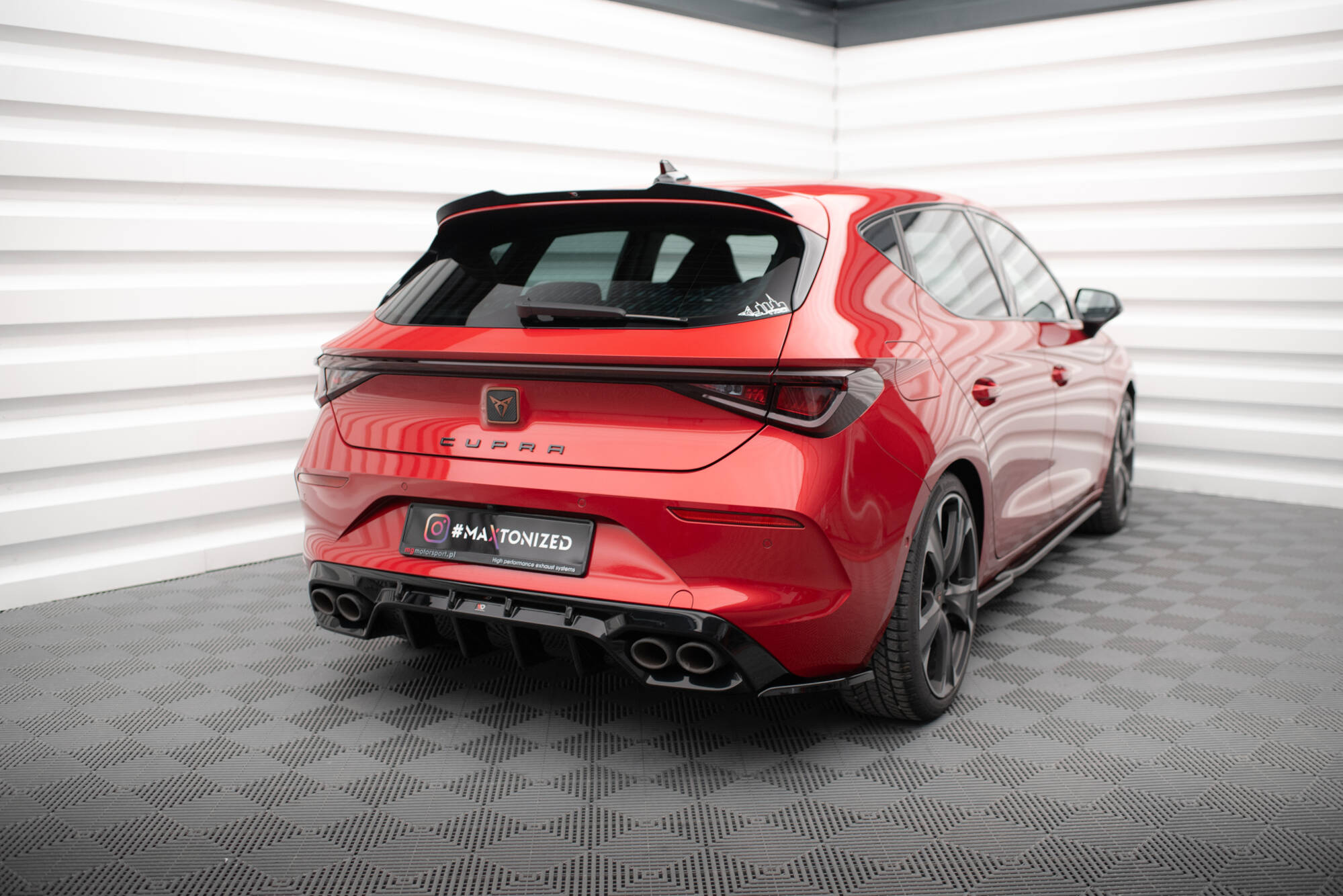 Rear Side Splitters V.2 Cupra Leon Hatchback Mk1 - 3