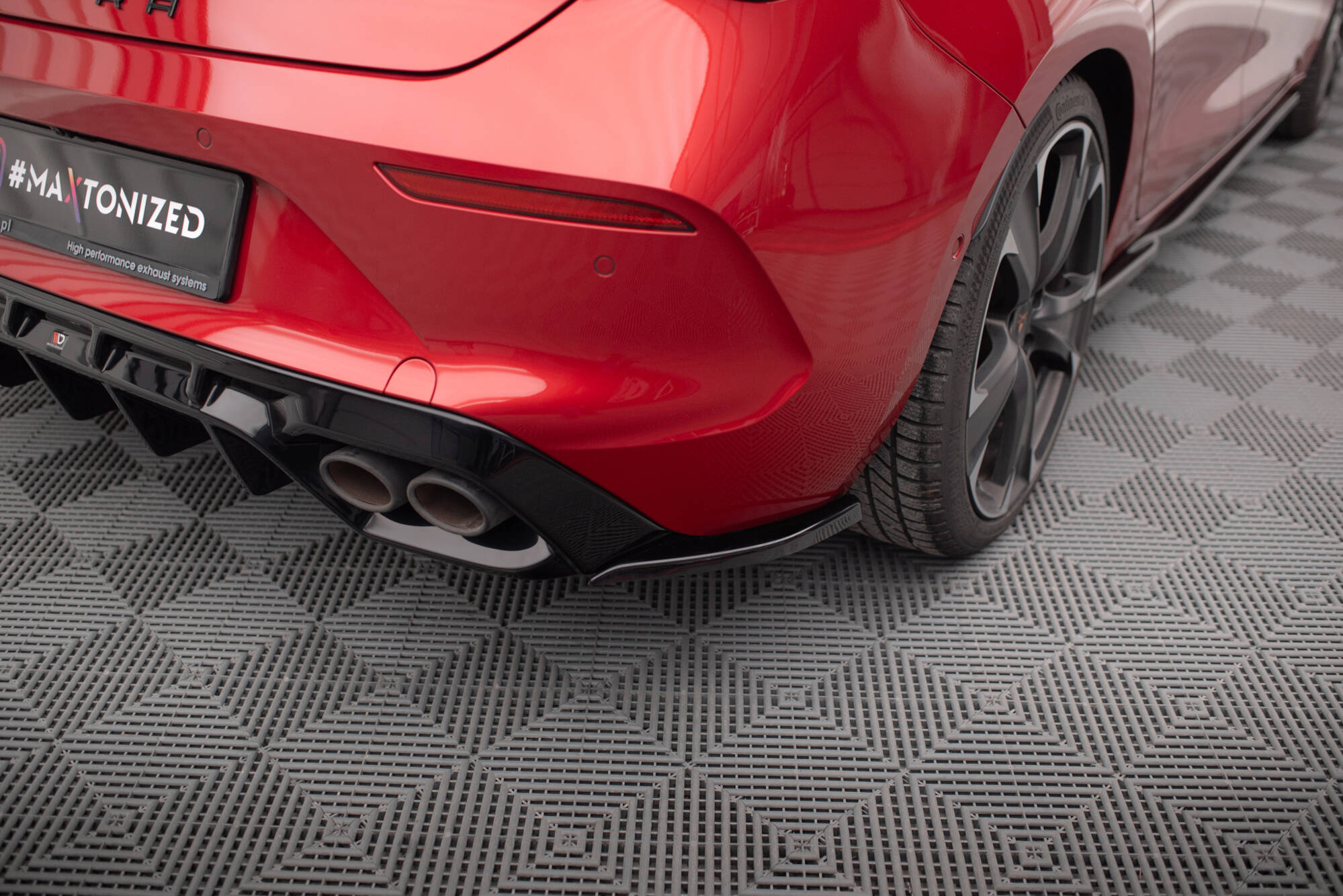 Rear Side Splitters V.2 Cupra Leon Hatchback Mk1 - 5