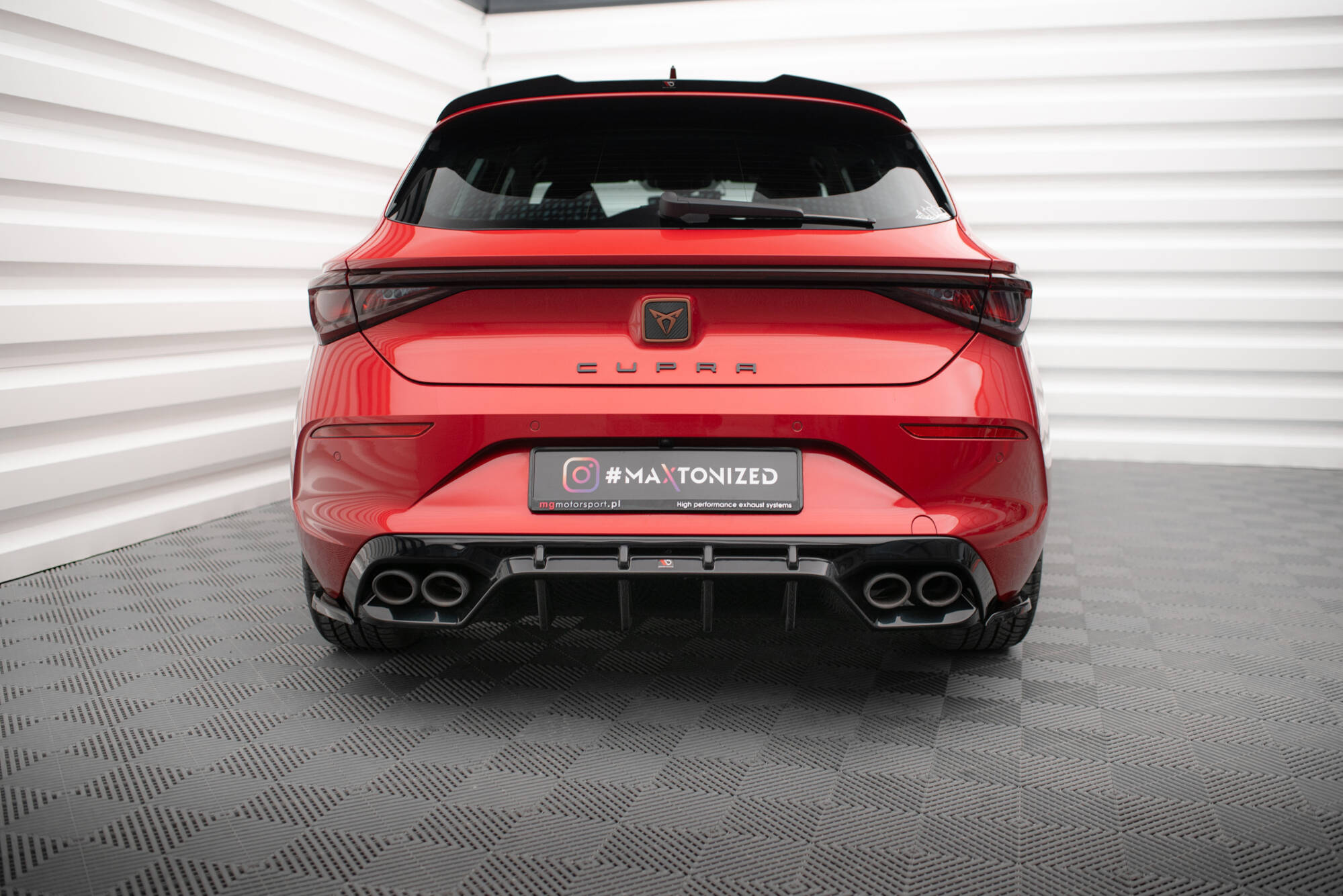 Rear Side Splitters V.2 Cupra Leon Hatchback Mk1 - 2