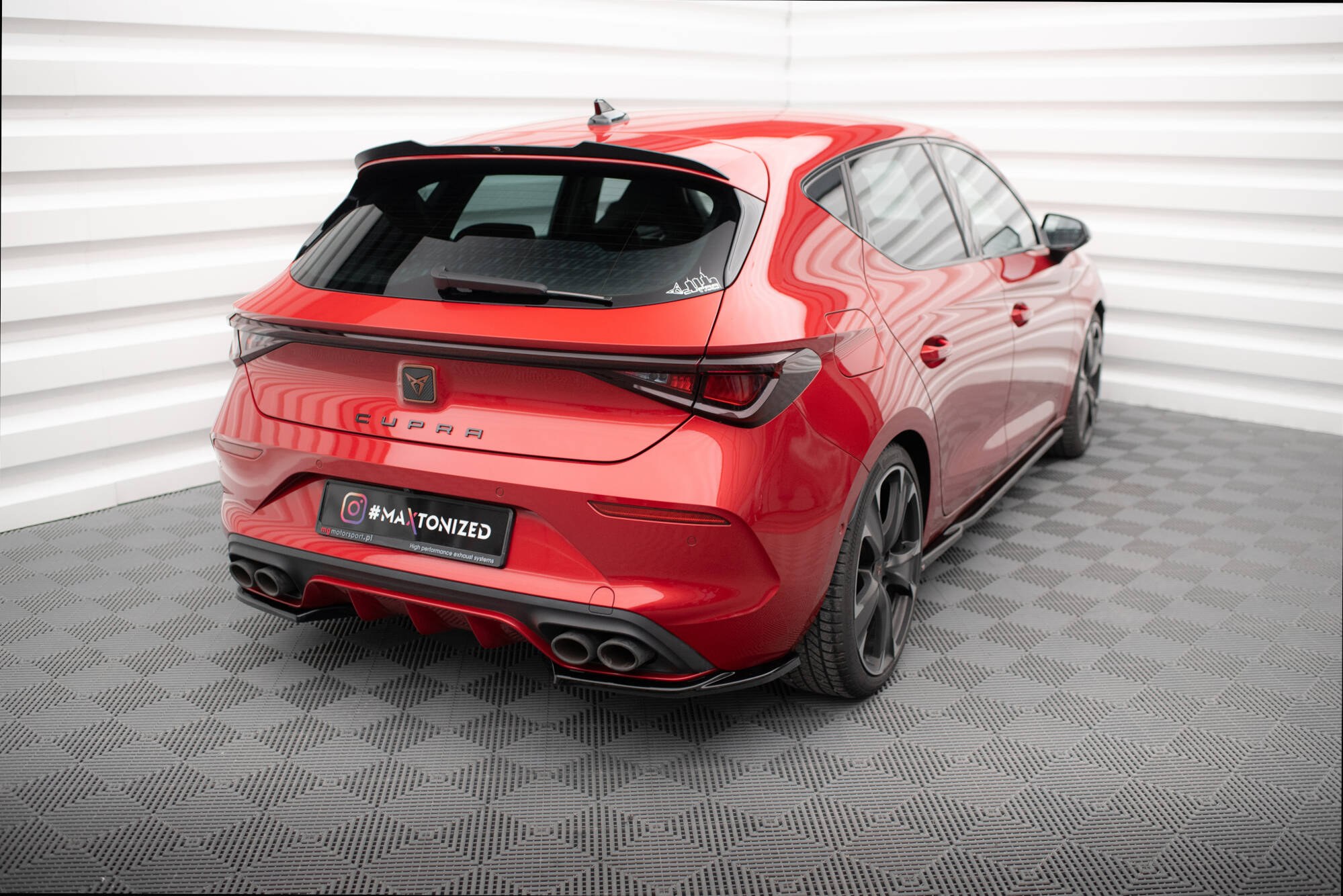 Rear Side Splitters V.1 Cupra Leon Hatchback Mk1 - 4