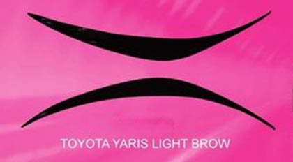 TOYOTA YARIS 99-03 ABS EYEBROWS [SIX]
