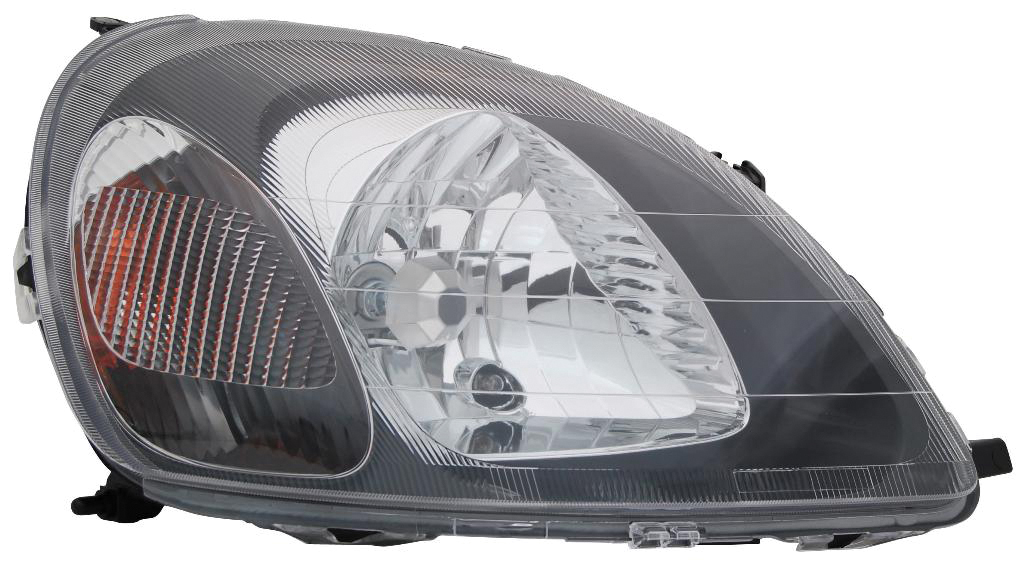 TOYOTA YARIS 99-03 HEADLIGHTS BLACK V1