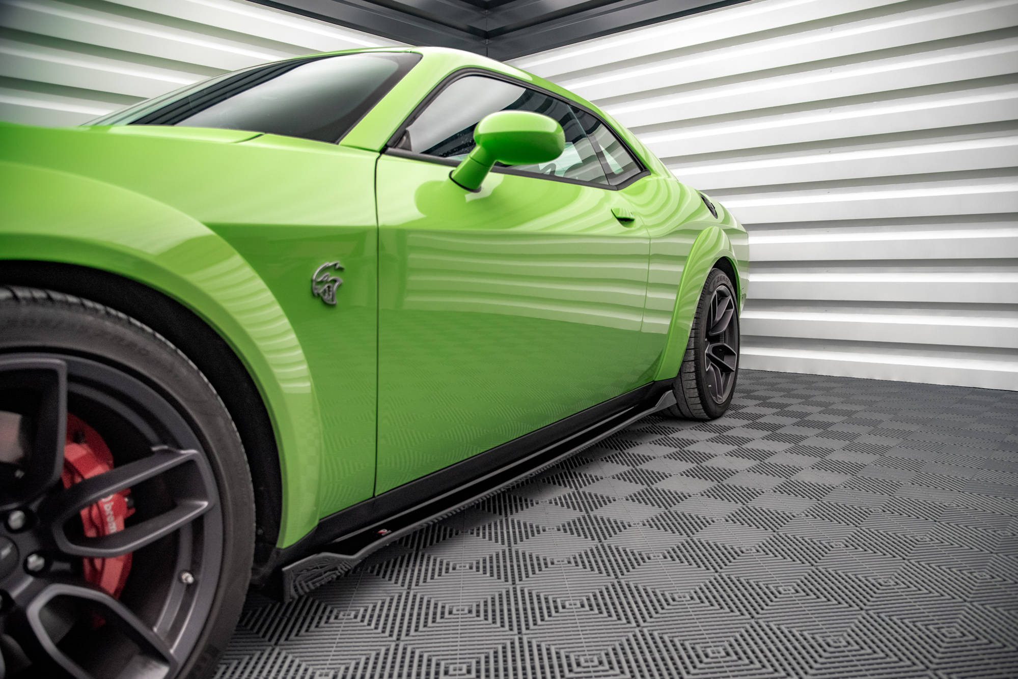 Side Skirts Diffusers Dodge Challenger SRT Hellcat Widebody Mk3 - 2