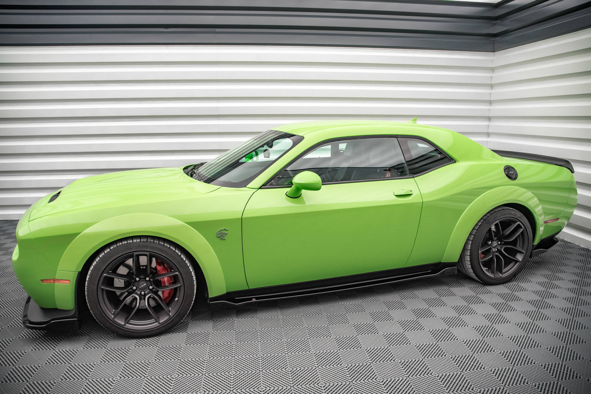Side Skirts Diffusers Dodge Challenger SRT Hellcat Widebody Mk3 - 4