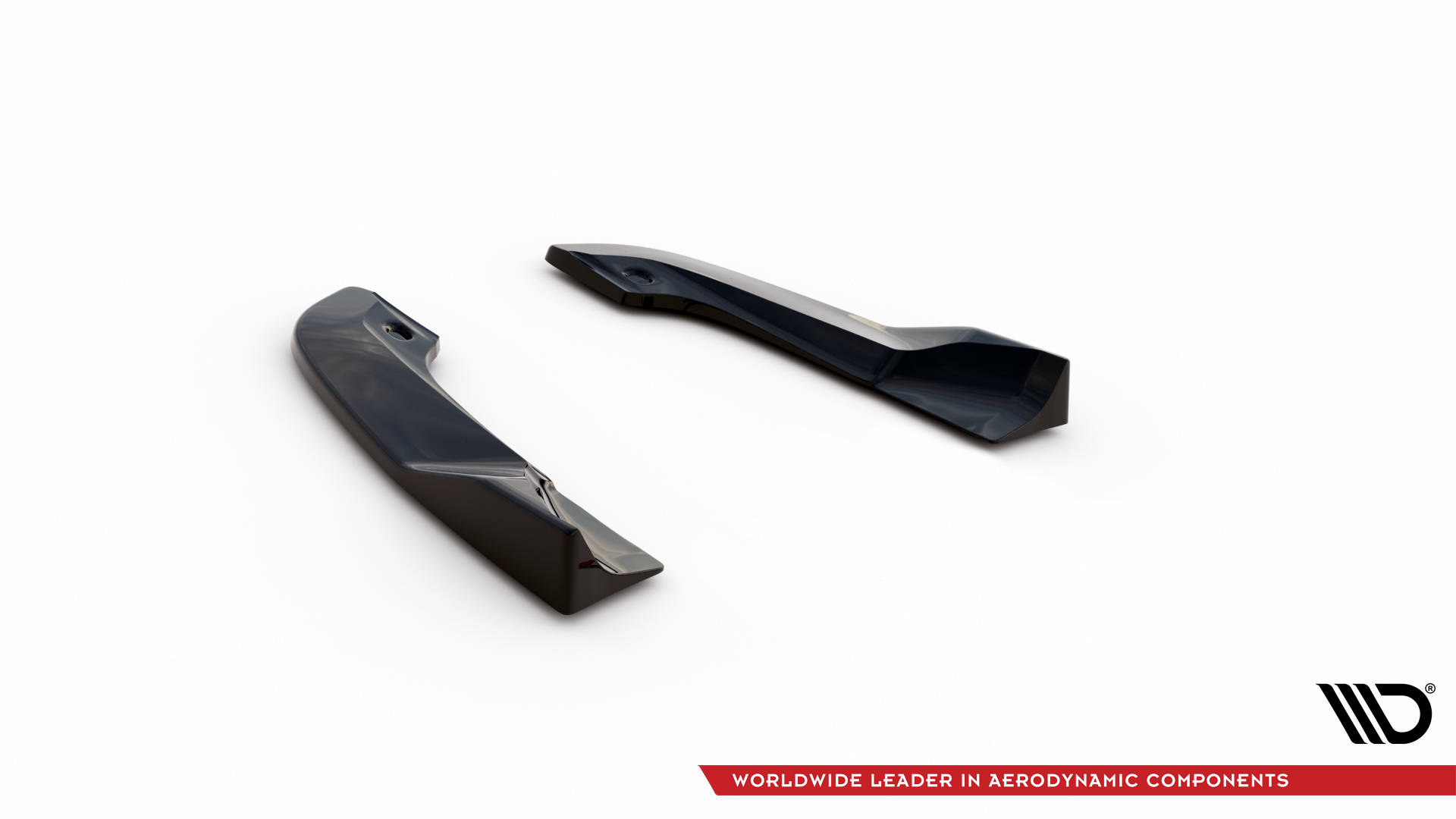 Rear Side Splitters Dodge Challenger SRT Hellcat Widebody Mk3 - 6