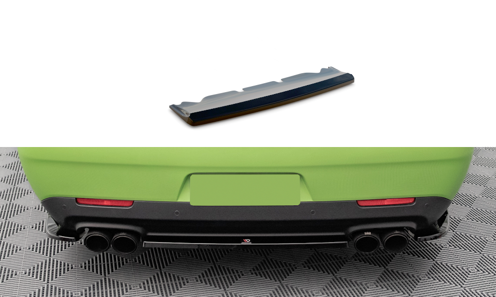Central Rear Splitter Dodge Challenger SRT Hellcat Widebody Mk3