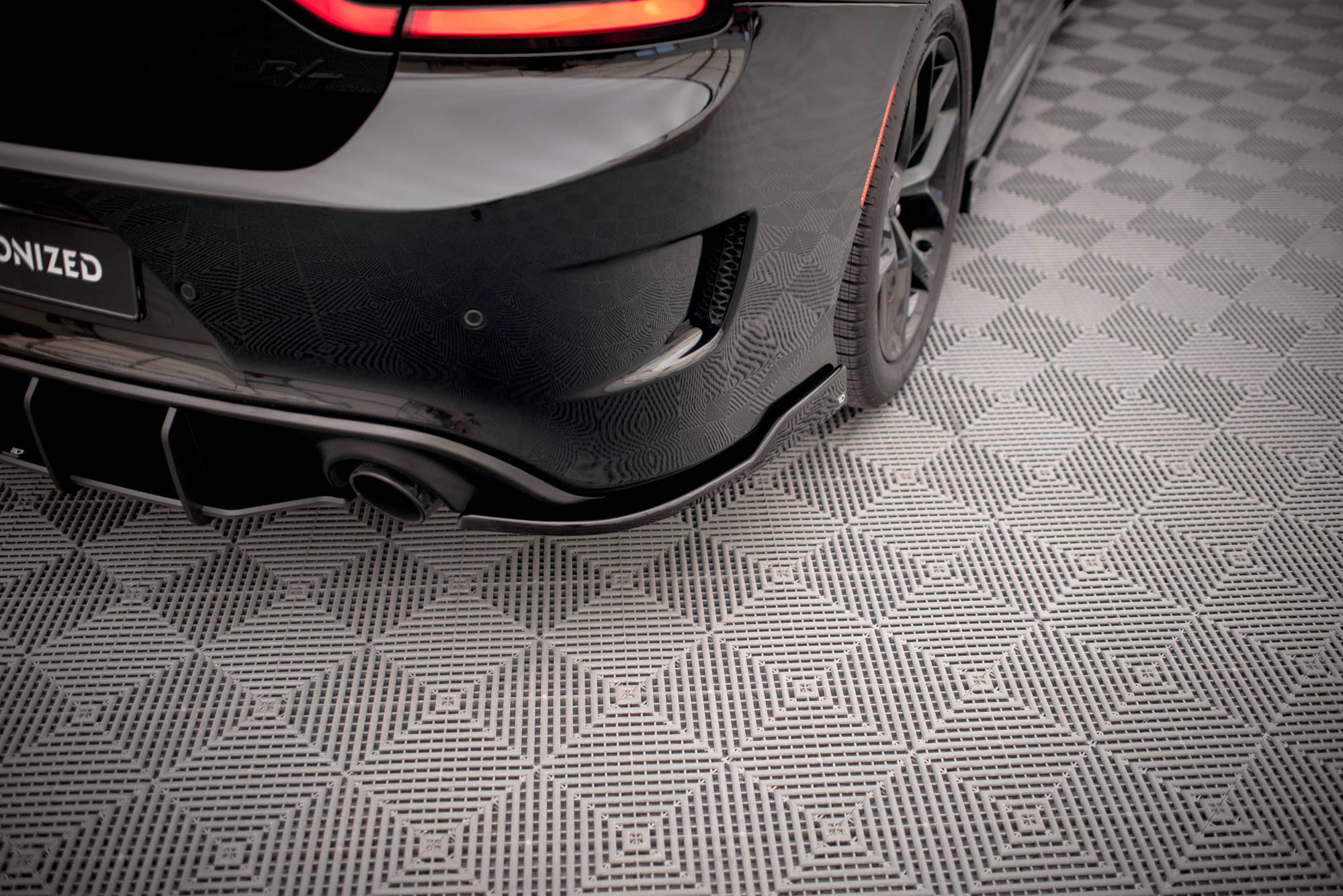 Rear Side Splitters Dodge Charger SRT Mk7 Facelift - 3