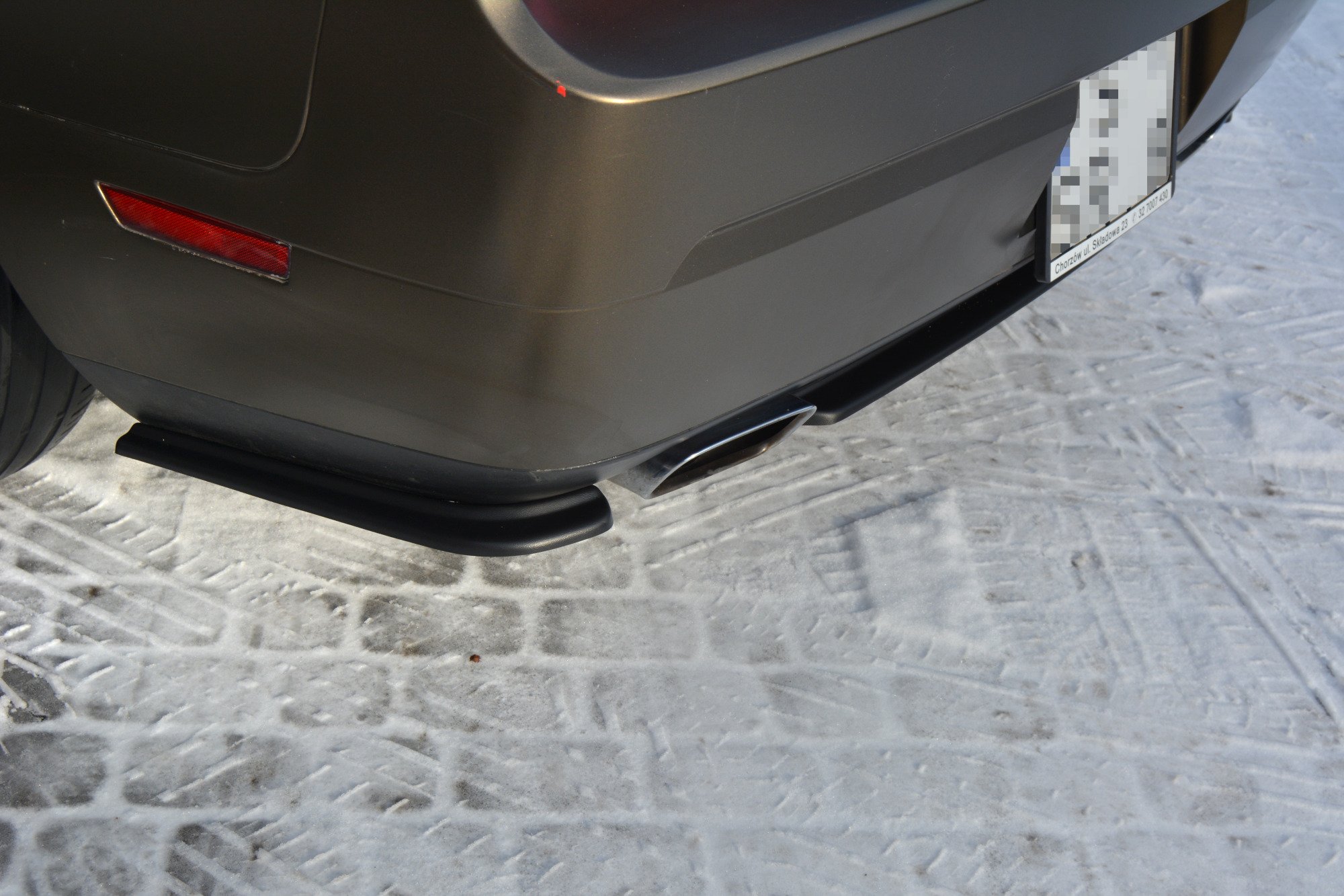 Rear Side Splitters Dodge Challenger Mk3 PHASE-1 SRT8 Coupe