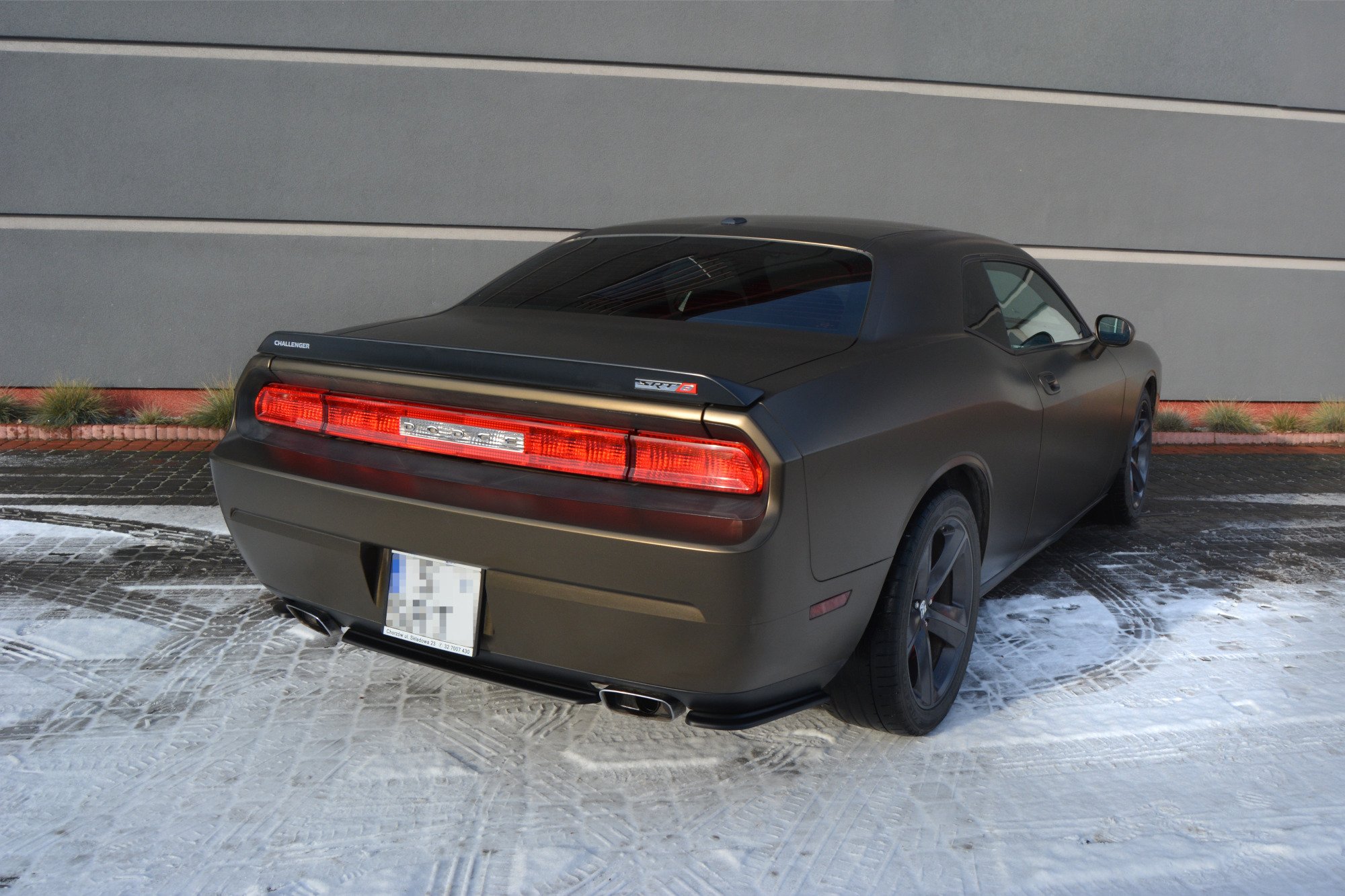 Rear Side Splitters Dodge Challenger Mk3 PHASE-1 SRT8 Coupe - 4