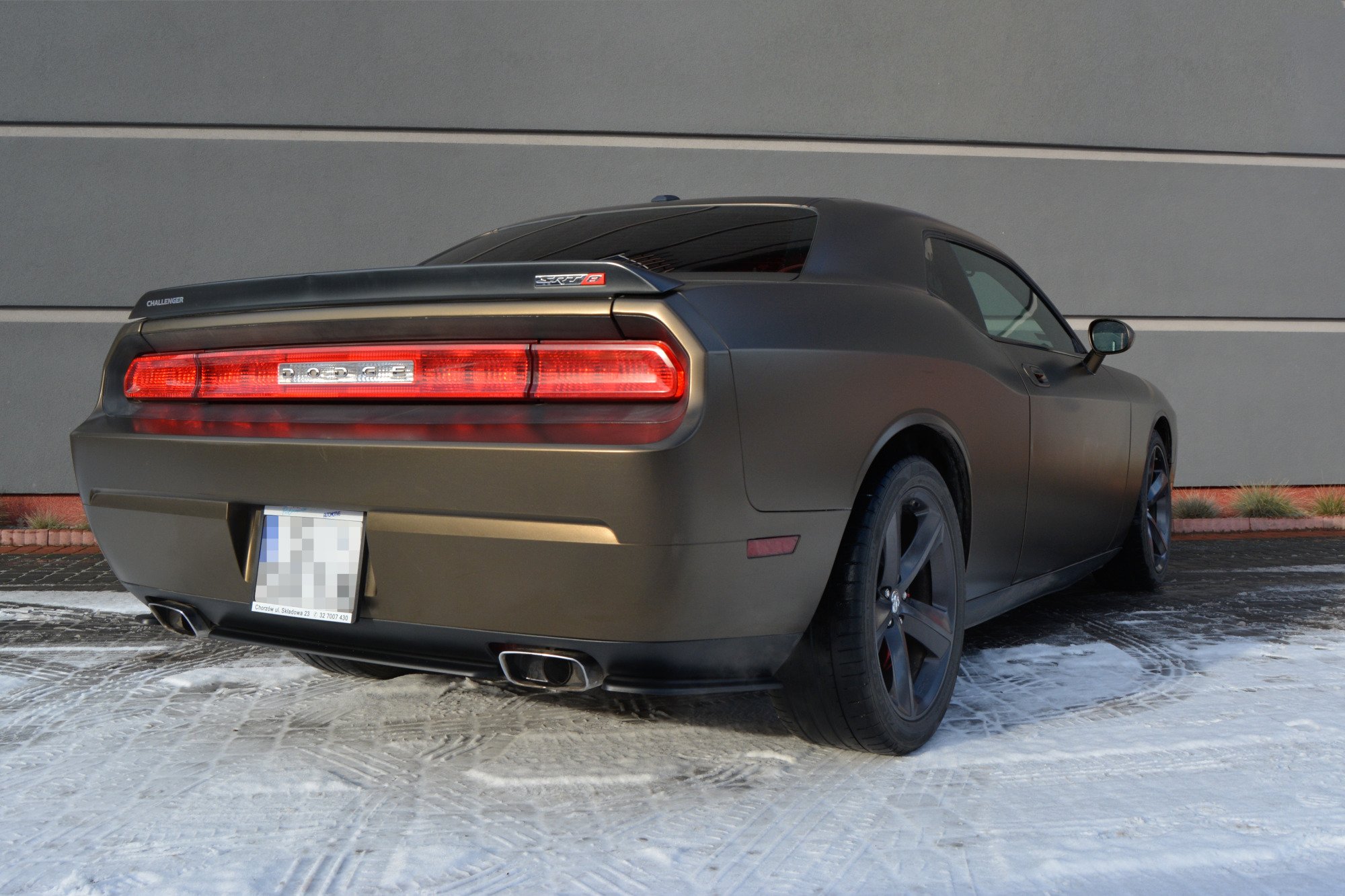 Rear Side Splitters Dodge Challenger Mk3 PHASE-1 SRT8 Coupe - 3