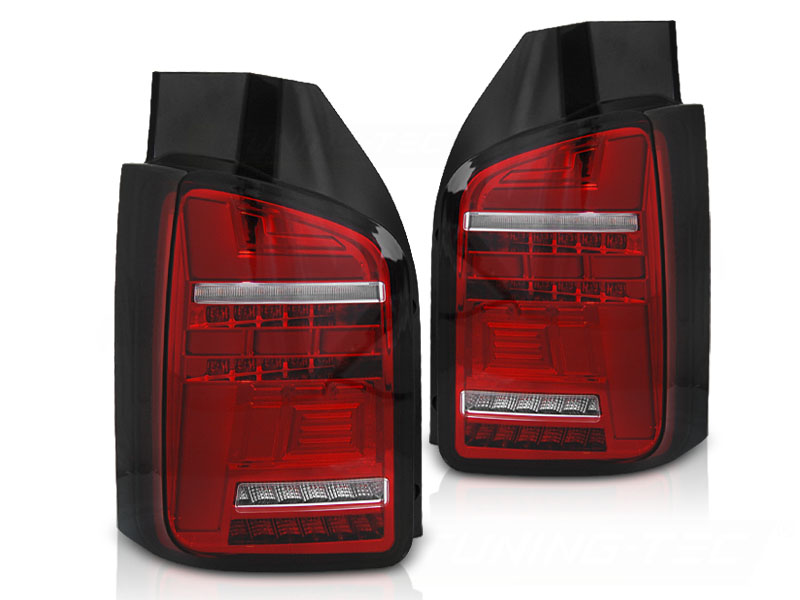 LED-BAKLYKTOR RÖD/VIT SEQ TILL VW T6.1 2020- OEM BULB