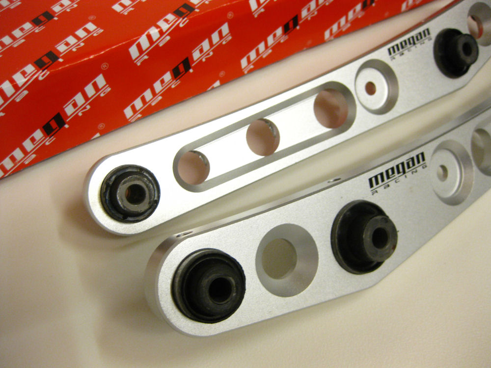 CIVIC 92-95 MEGAN RACING REAR LOWER CONTROL ARMS SILVER - 4