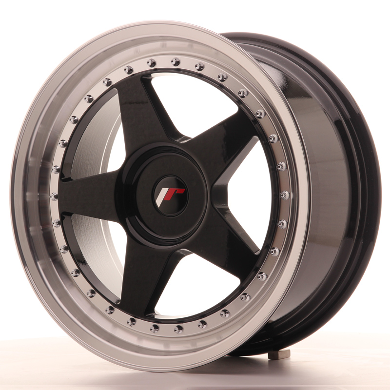 JAPAN RACING JR6 18X8,5 ET20-40 BLANK GLOSSY BLACK