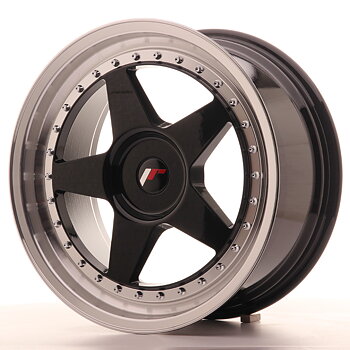 JAPAN RACING JR6 18X8,5 ET20-40 BLANK GLOSSY BLACK