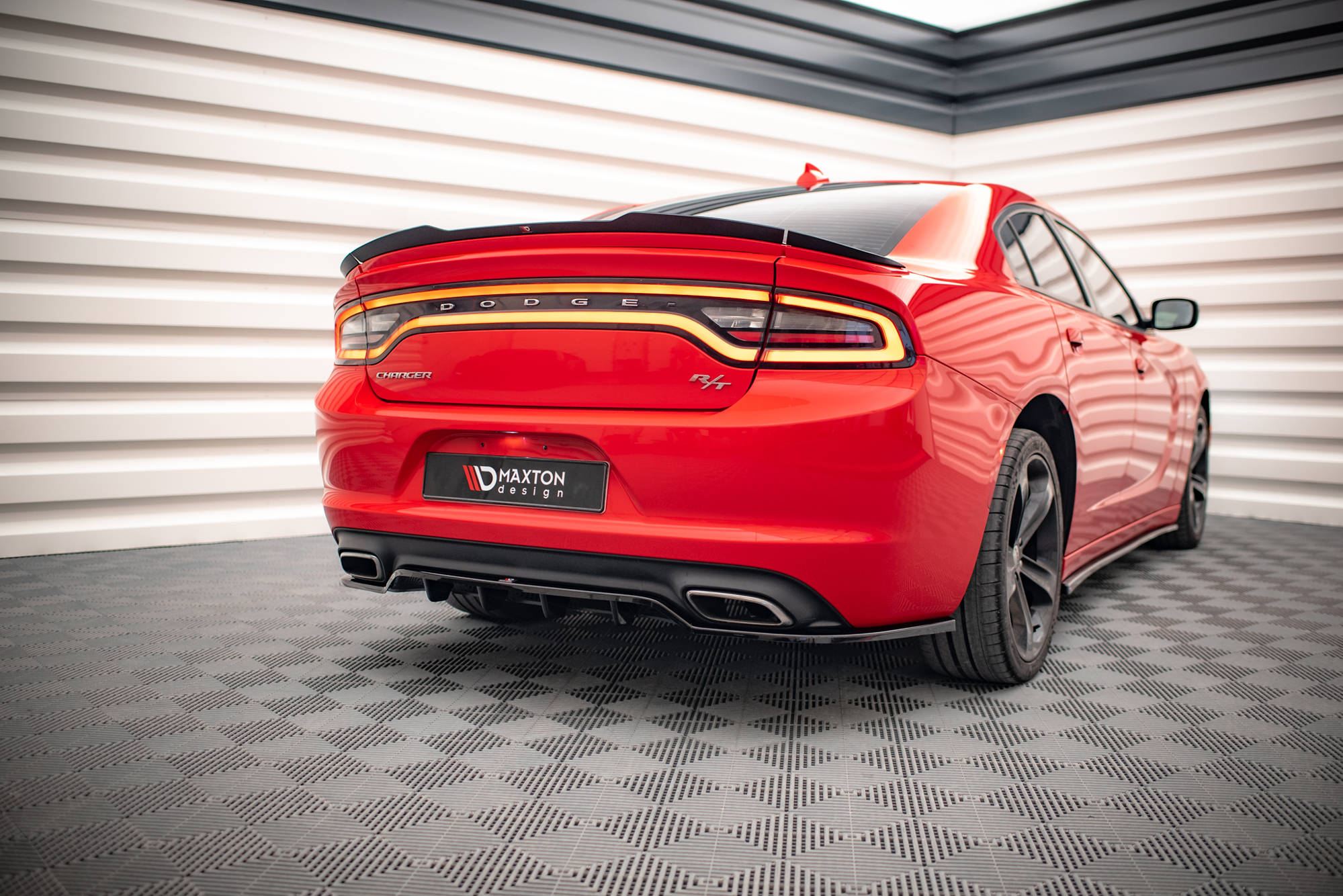 Set of Spoiler CAPS Dodge Charger RT Mk7 Facelift - 7