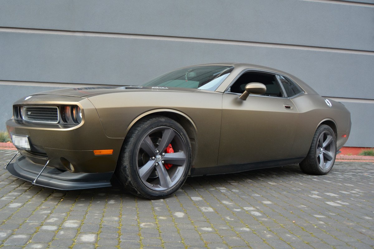 Hybrid Front Splitter V.1 Dodge Challenger Mk3 PHASE-1 SRT8 Coupe - 4