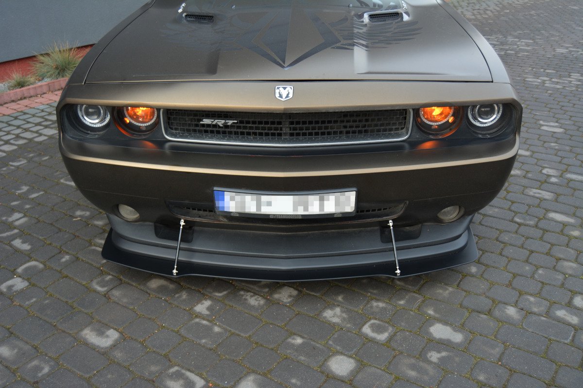 Hybrid Front Splitter V.1 Dodge Challenger Mk3 PHASE-1 SRT8 Coupe