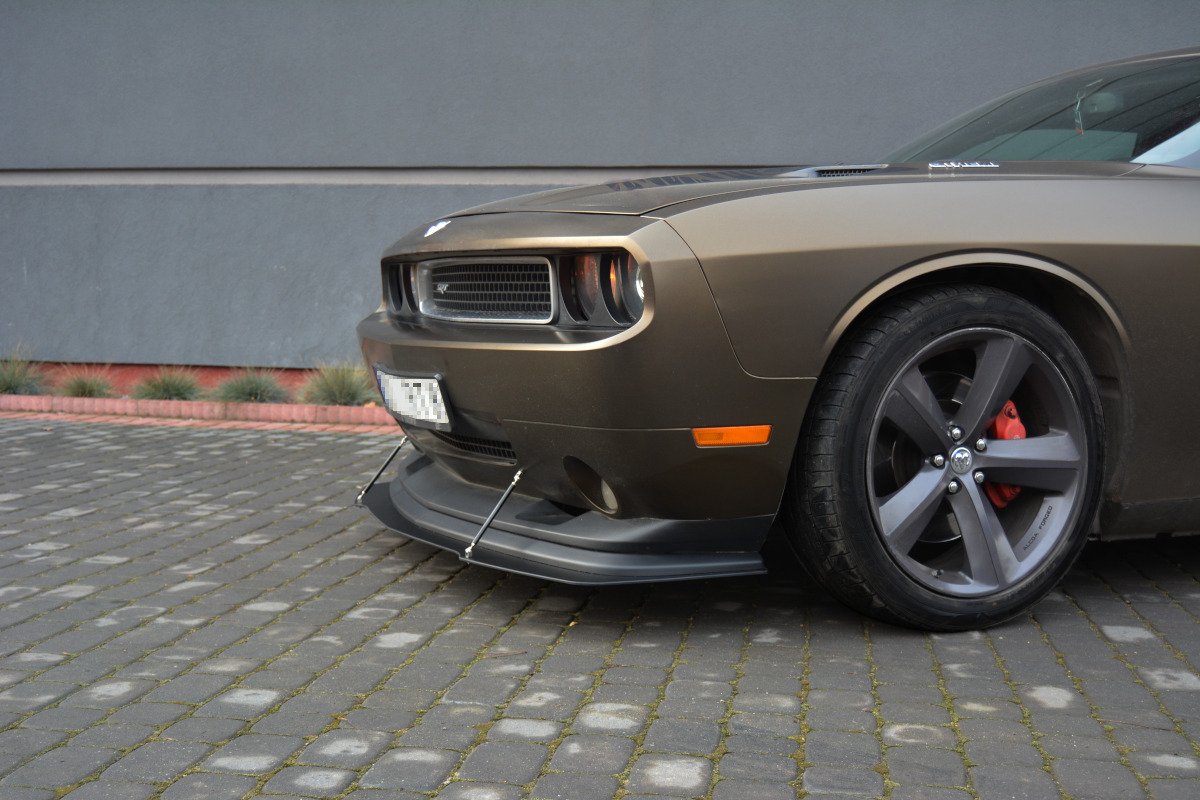 Hybrid Front Splitter V.1 Dodge Challenger Mk3 PHASE-1 SRT8 Coupe - 3