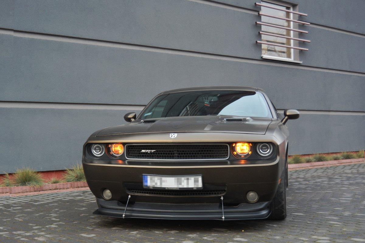 Hybrid Front Splitter V.1 Dodge Challenger Mk3 PHASE-1 SRT8 Coupe - 2