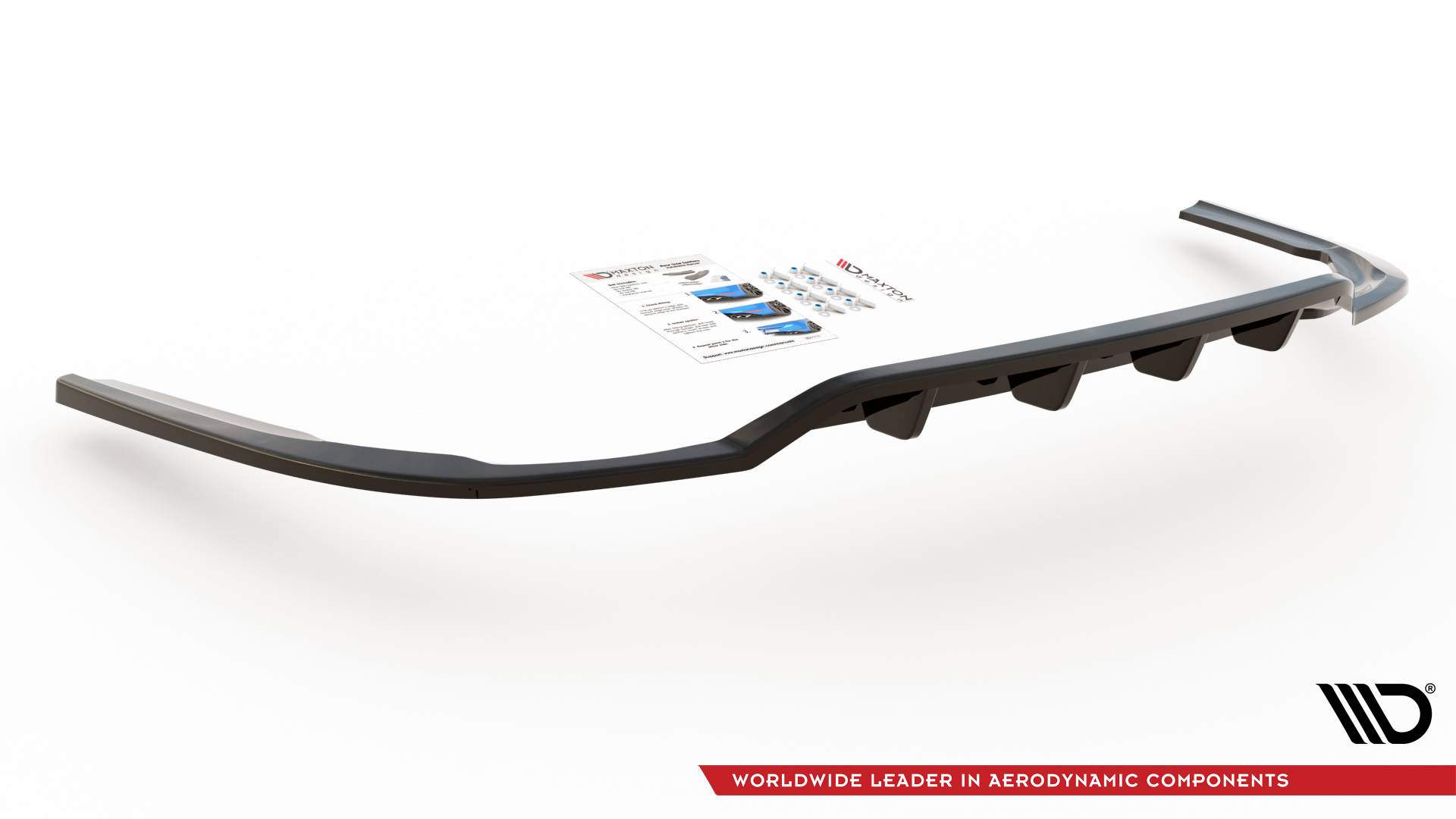 Central Rear Splitter (Vertical Bars) Dodge Charger RT Mk7 Facelift - 6