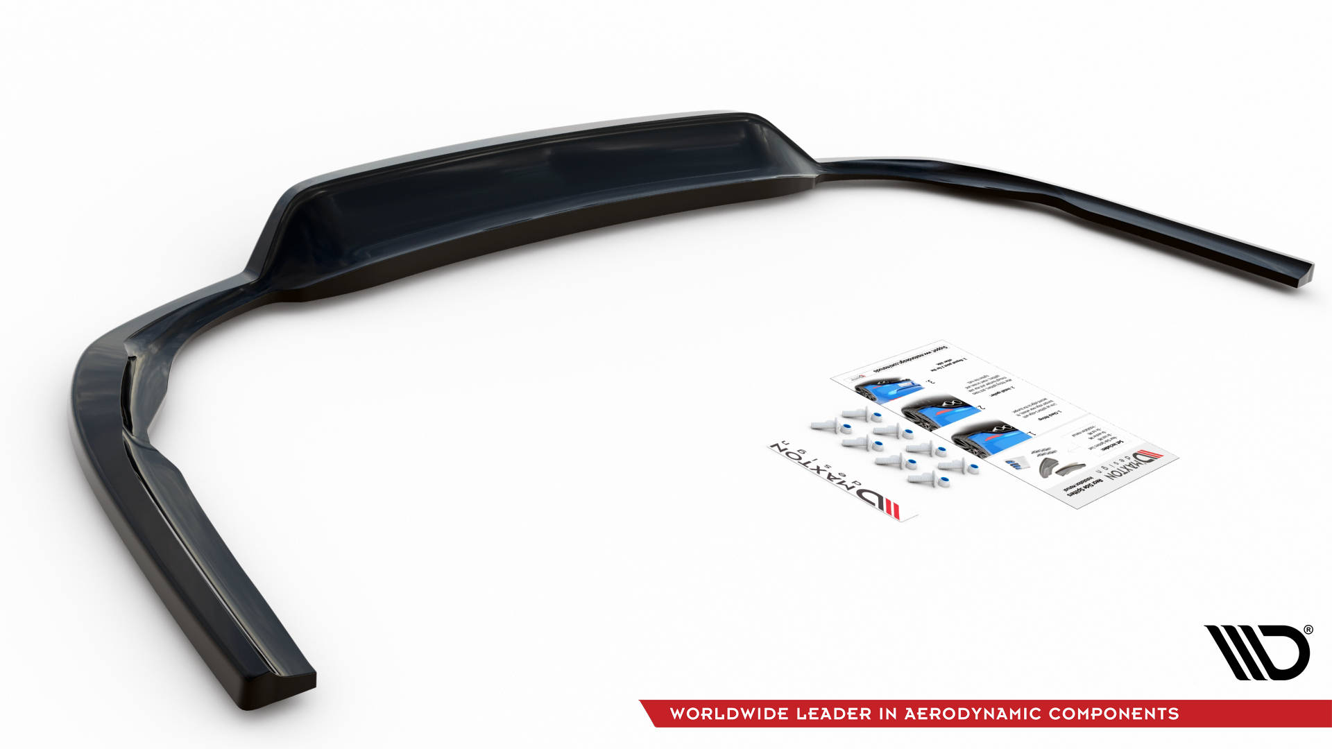 Central Rear Splitter (Vertical Bars) Dodge Charger RT Mk7 Facelift - 5