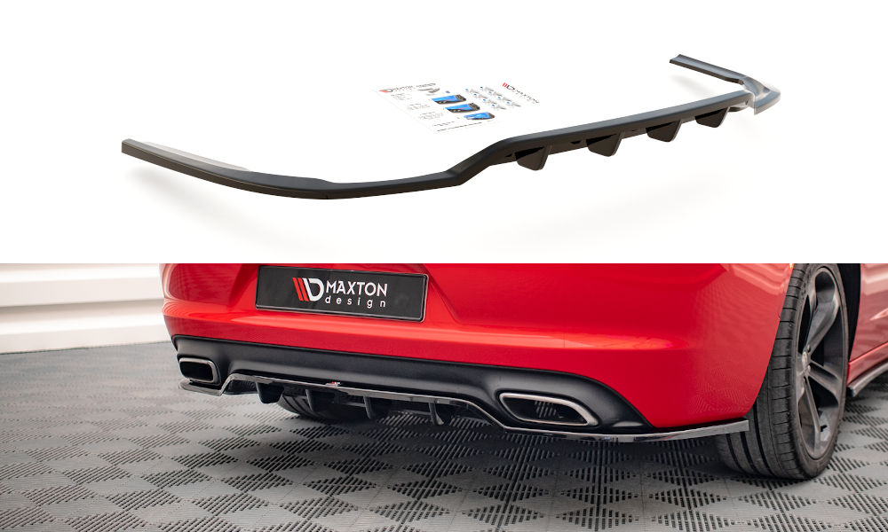 Central Rear Splitter (Vertical Bars) Dodge Charger RT Mk7 Facelift