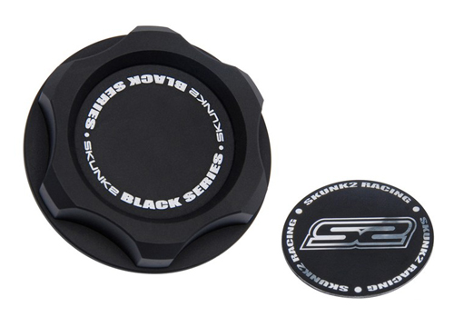 UNIVERSAL (HONDA) M33X2.8 BILLET OIL CAP BLACK SKUNK2