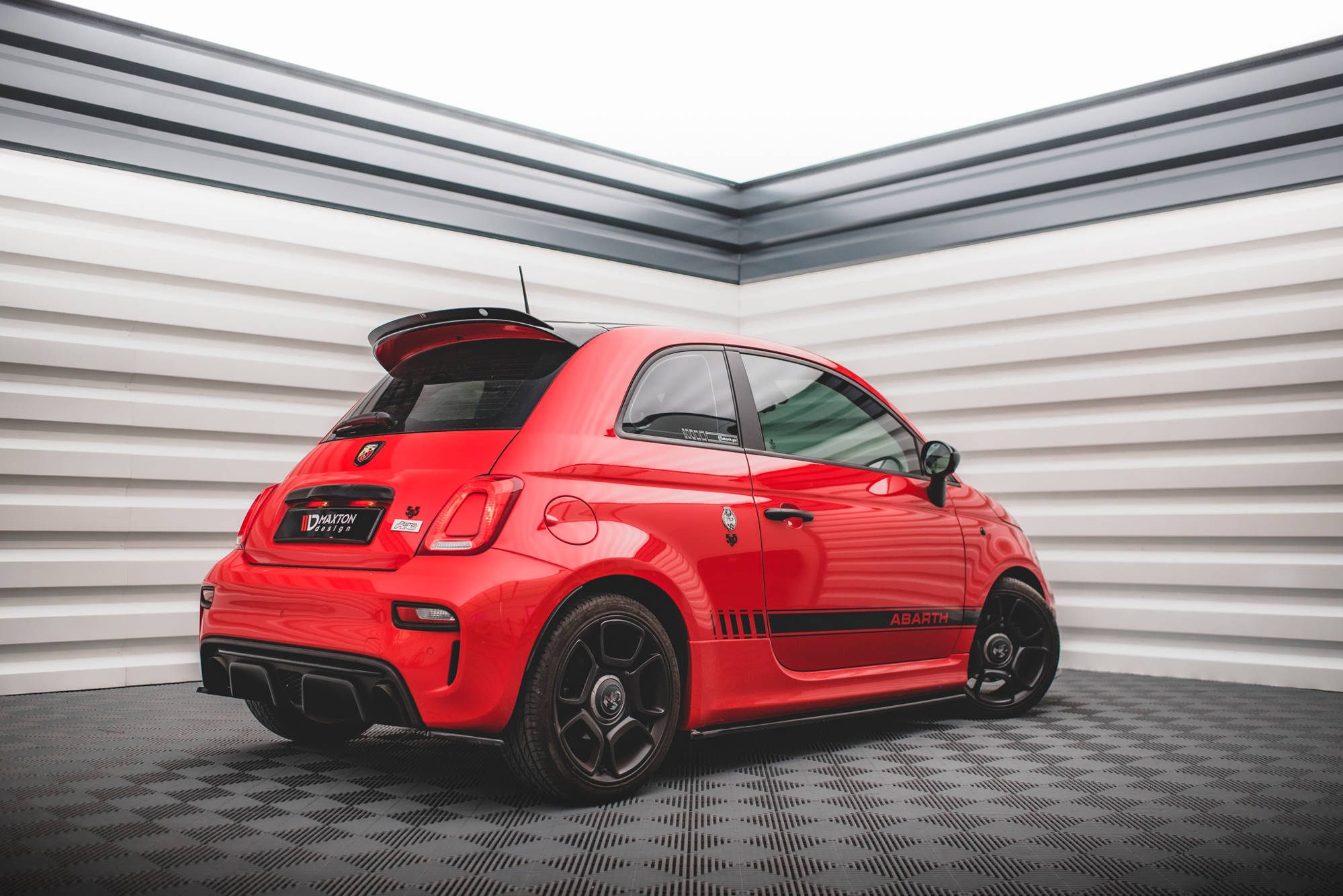 Side Skirts Diffusers Fiat 500 Abarth Mk1 Facelift (2016-UP) - 2