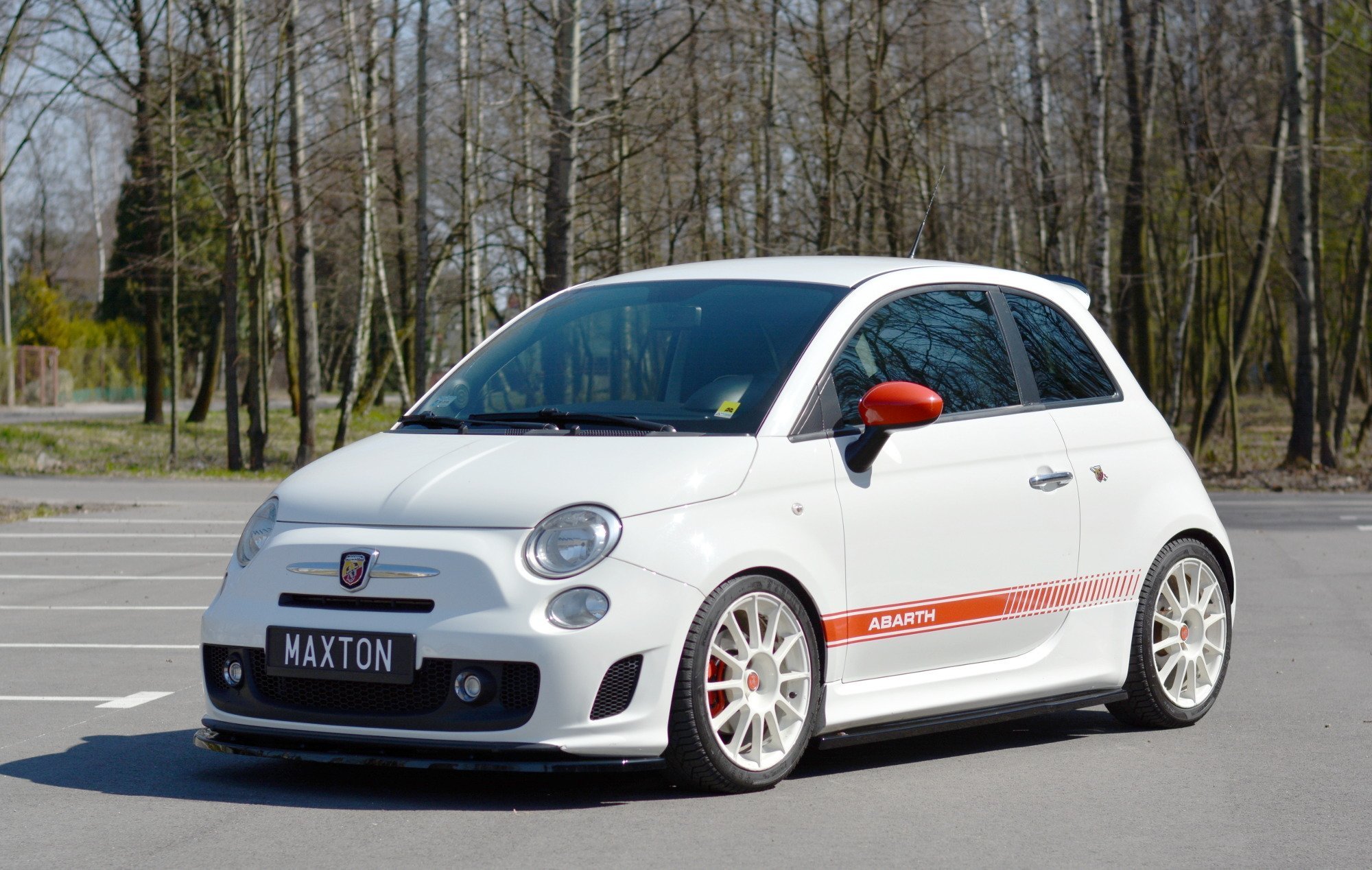 Side Skirts Splitters Fiat 500 Mk1 Abarth (2008-2012) - 2
