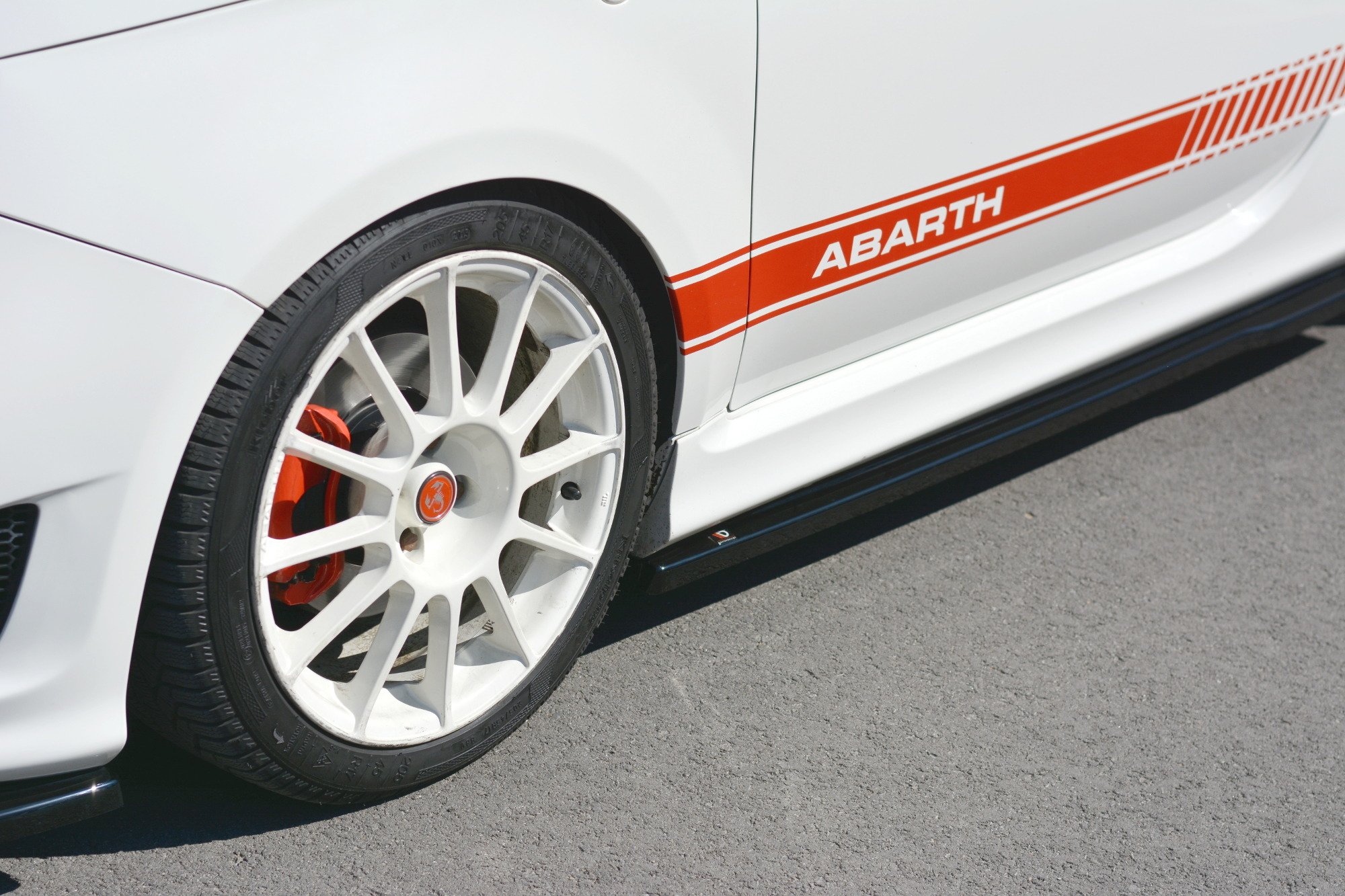 Side Skirts Splitters Fiat 500 Mk1 Abarth (2008-2012) - 3