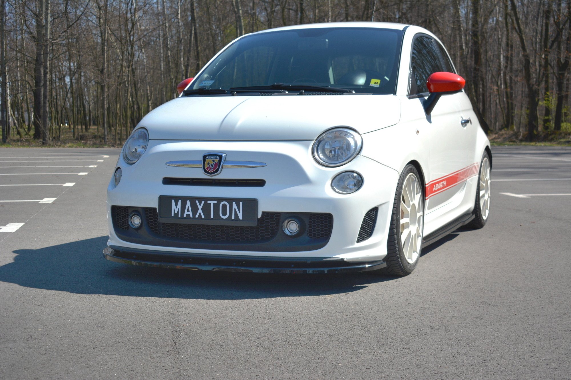 Front Splitter V.2 Fiat 500 MK1 Abarth (2008-2012) - 2