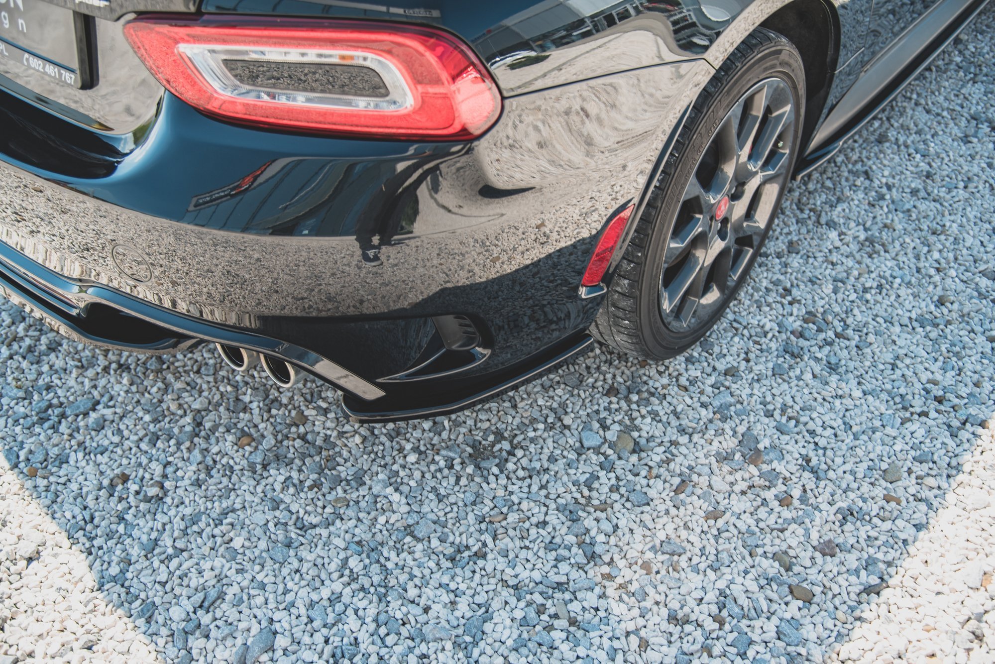 Rear Side Splitters Fiat 124 Spider Abarth (2017-) - 3