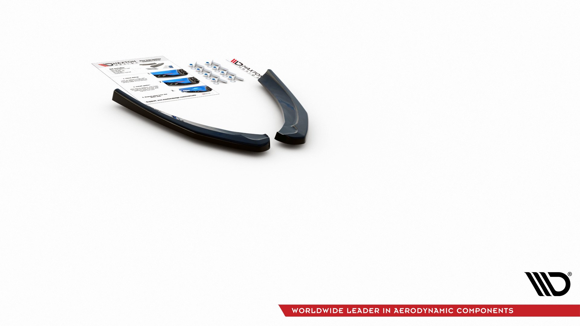 Rear Side Splitters Fiat 124 Spider Abarth (2017-) - 8