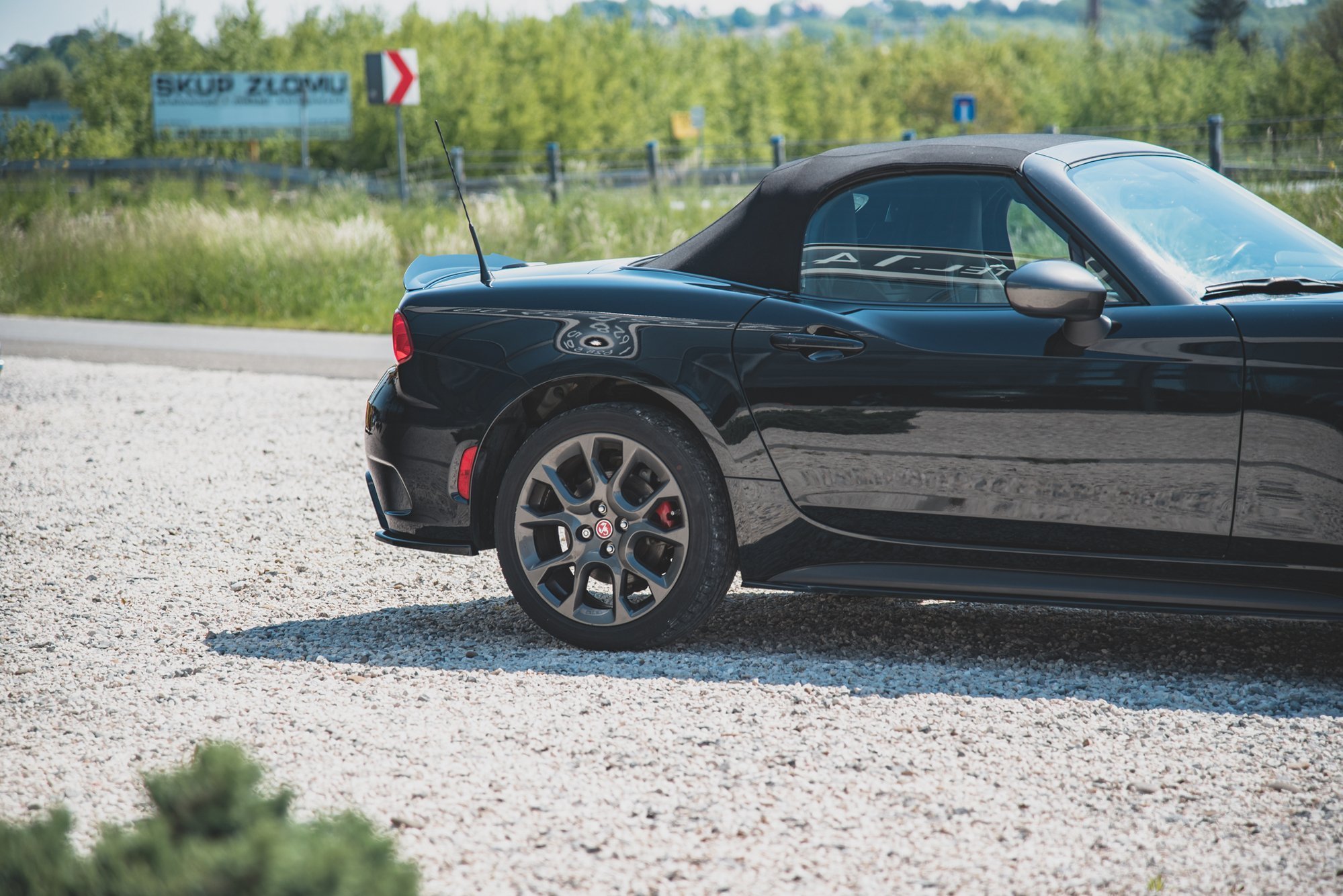 Rear Side Splitters Fiat 124 Spider Abarth (2017-) - 4