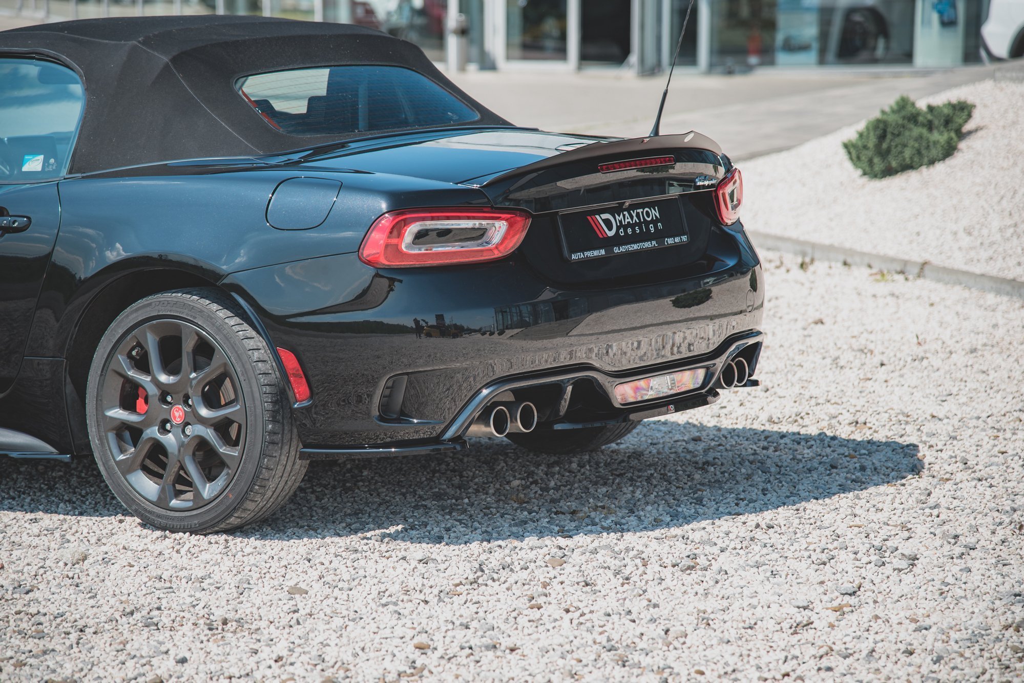 Rear Side Splitters Fiat 124 Spider Abarth (2017-) - 2