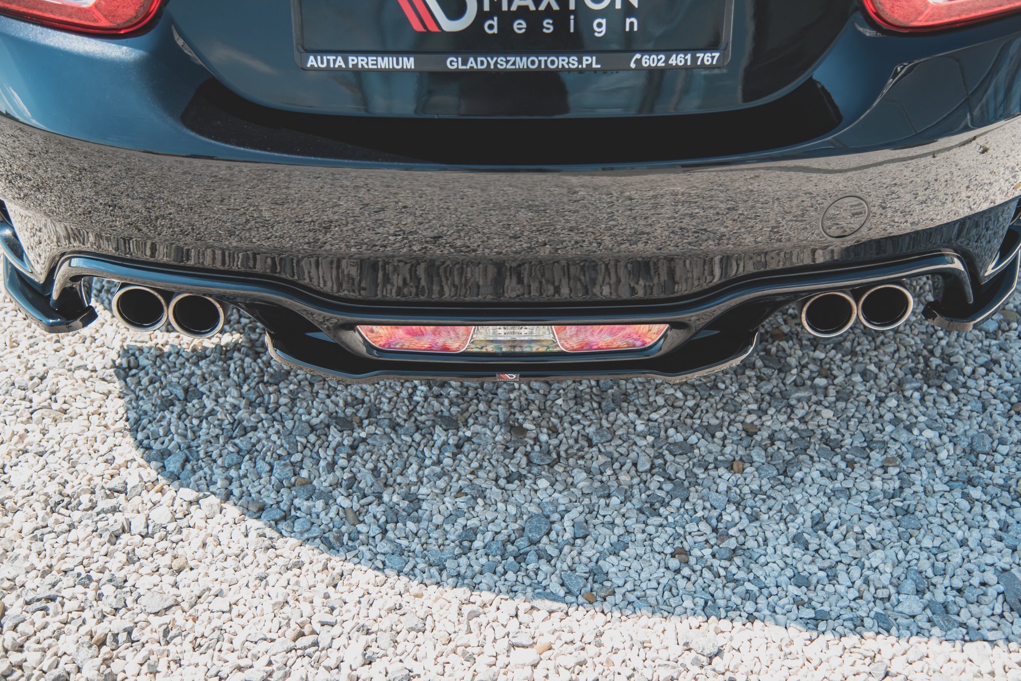 Central Rear Splitter Fiat 124 Spider Abarth (2017-) - 2