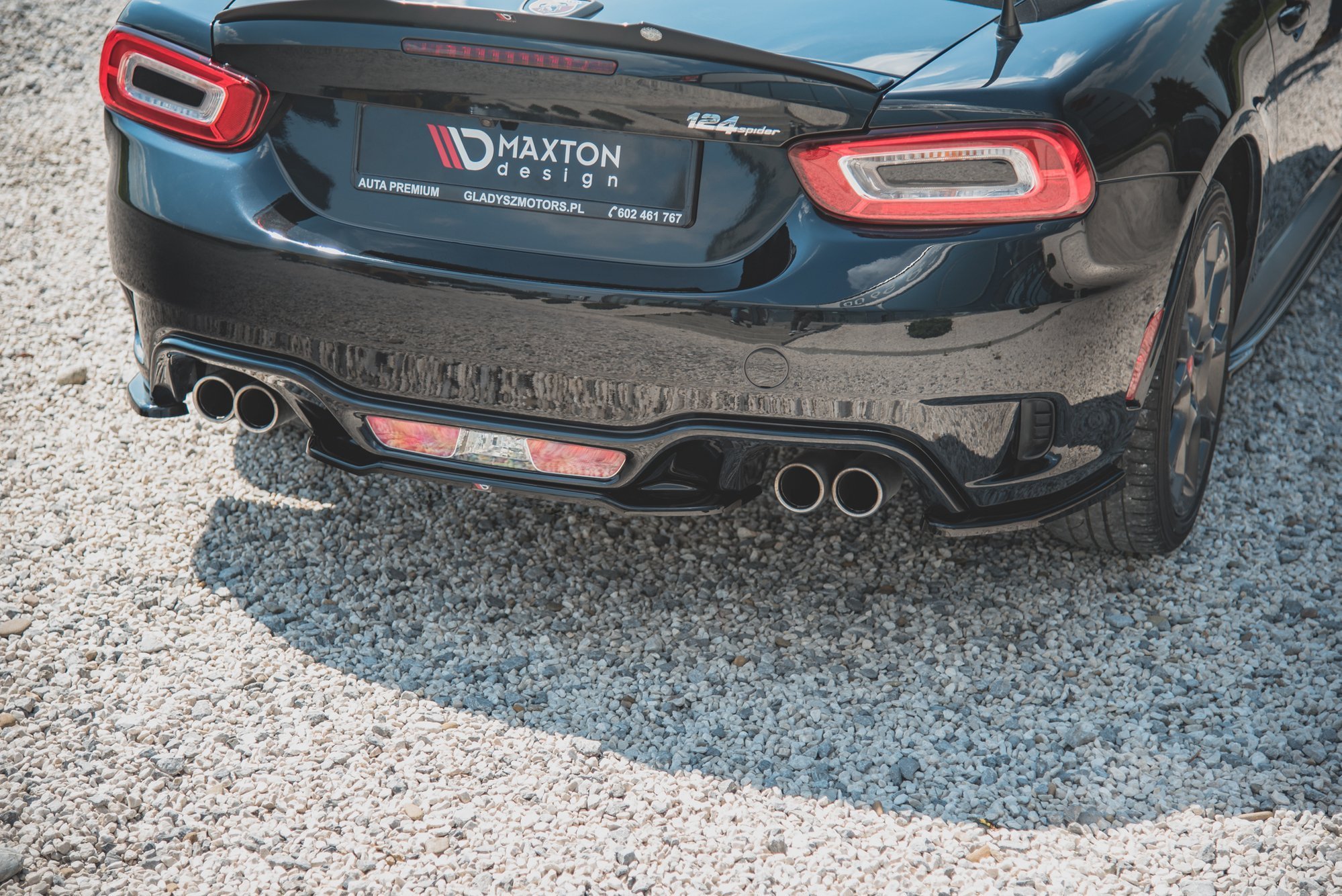 Central Rear Splitter Fiat 124 Spider Abarth (2017-) - 4