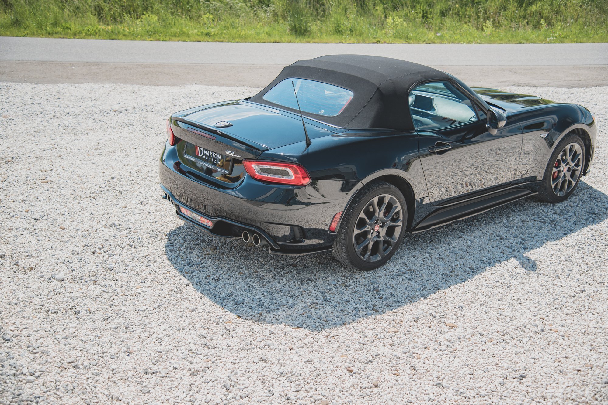 Central Rear Splitter Fiat 124 Spider Abarth (2017-) - 3