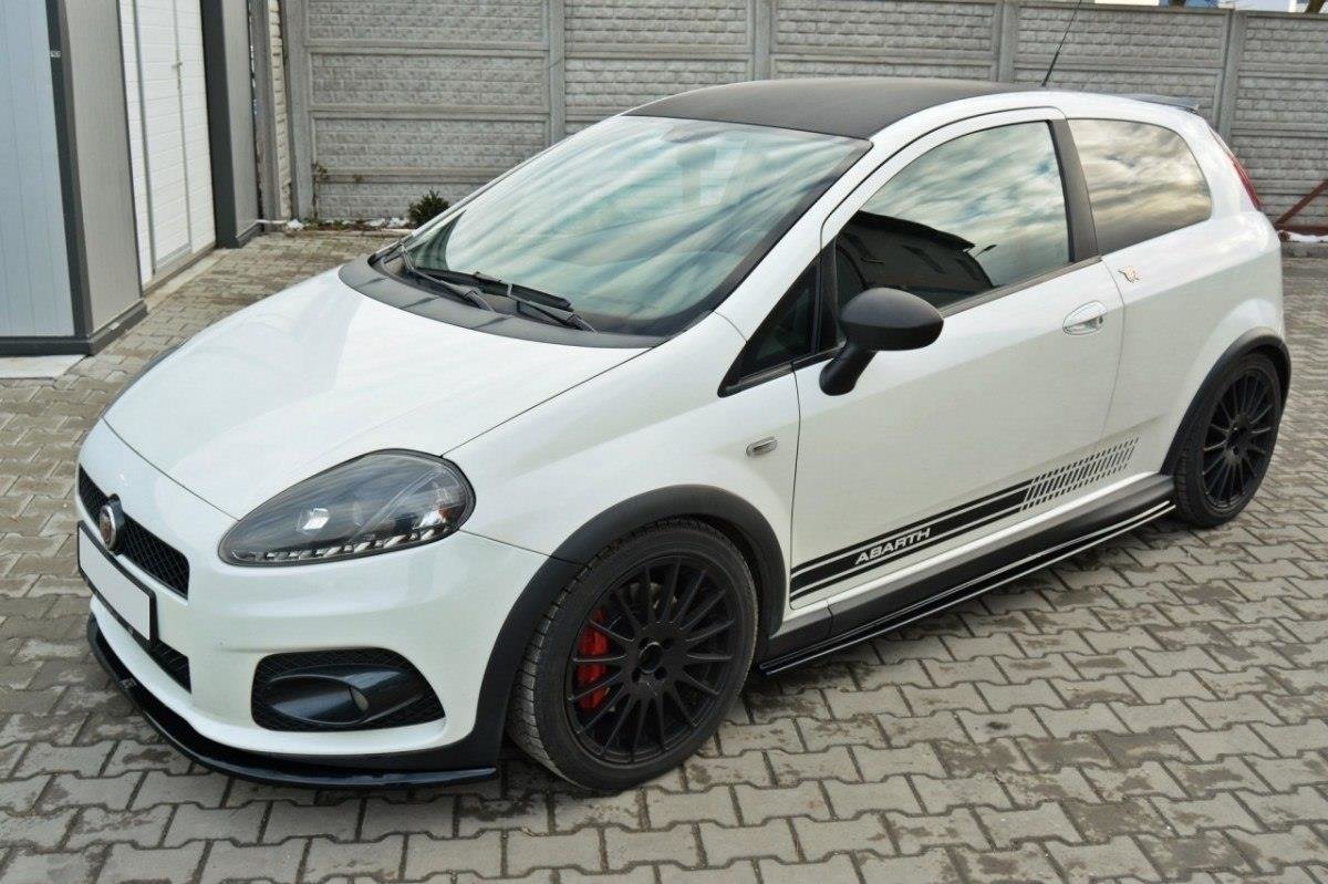 Side Skirts Diffusers Fiat Grande Punto Abarth - 4