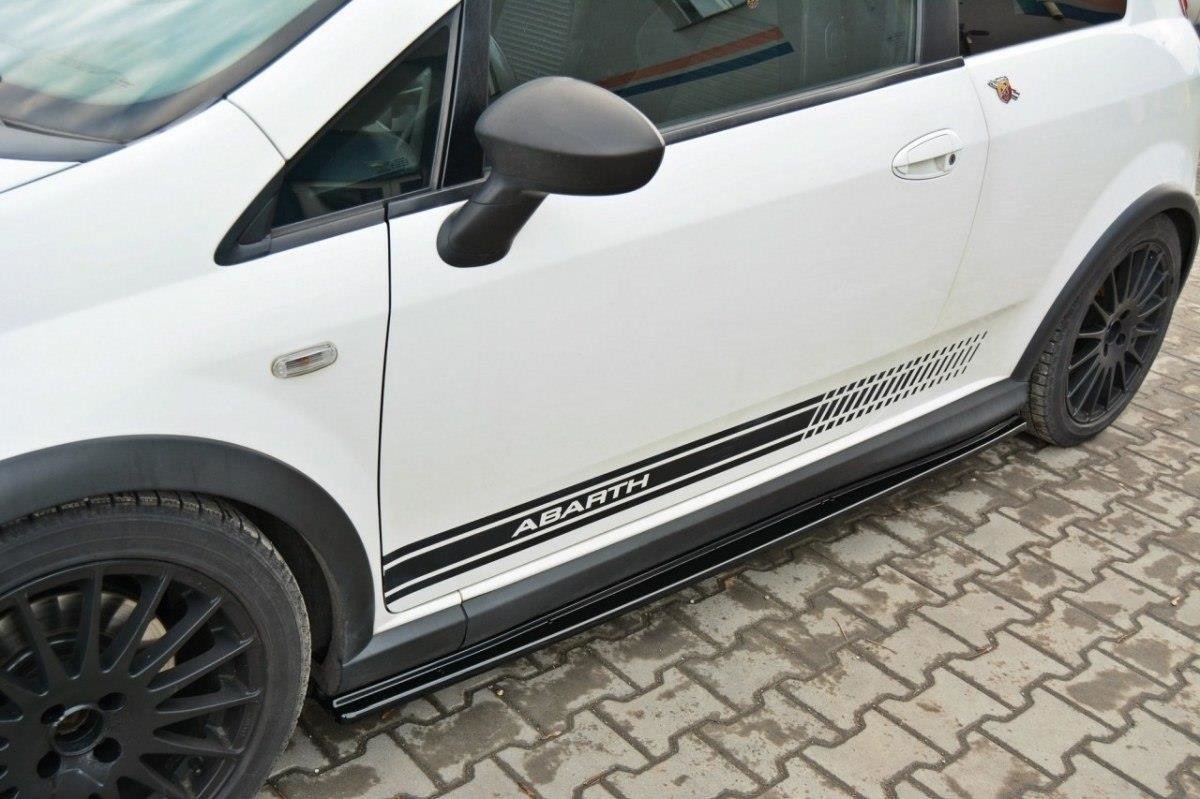 Side Skirts Diffusers Fiat Grande Punto Abarth - 2
