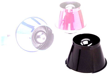 UNIVERSAL AIR FILTER SUPERCONE CARBON LOOK 76MM