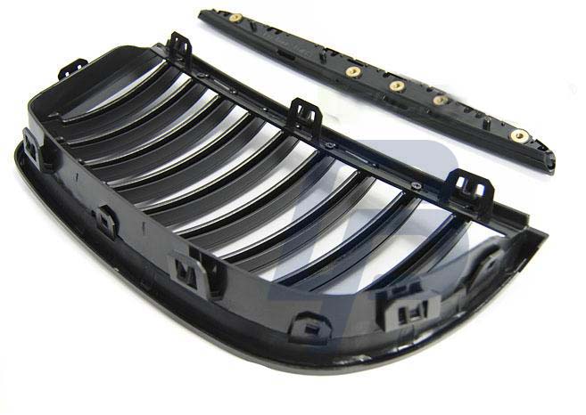 BMW E90 / E91 03.05-08.08 GLOSSY BLACK - 4