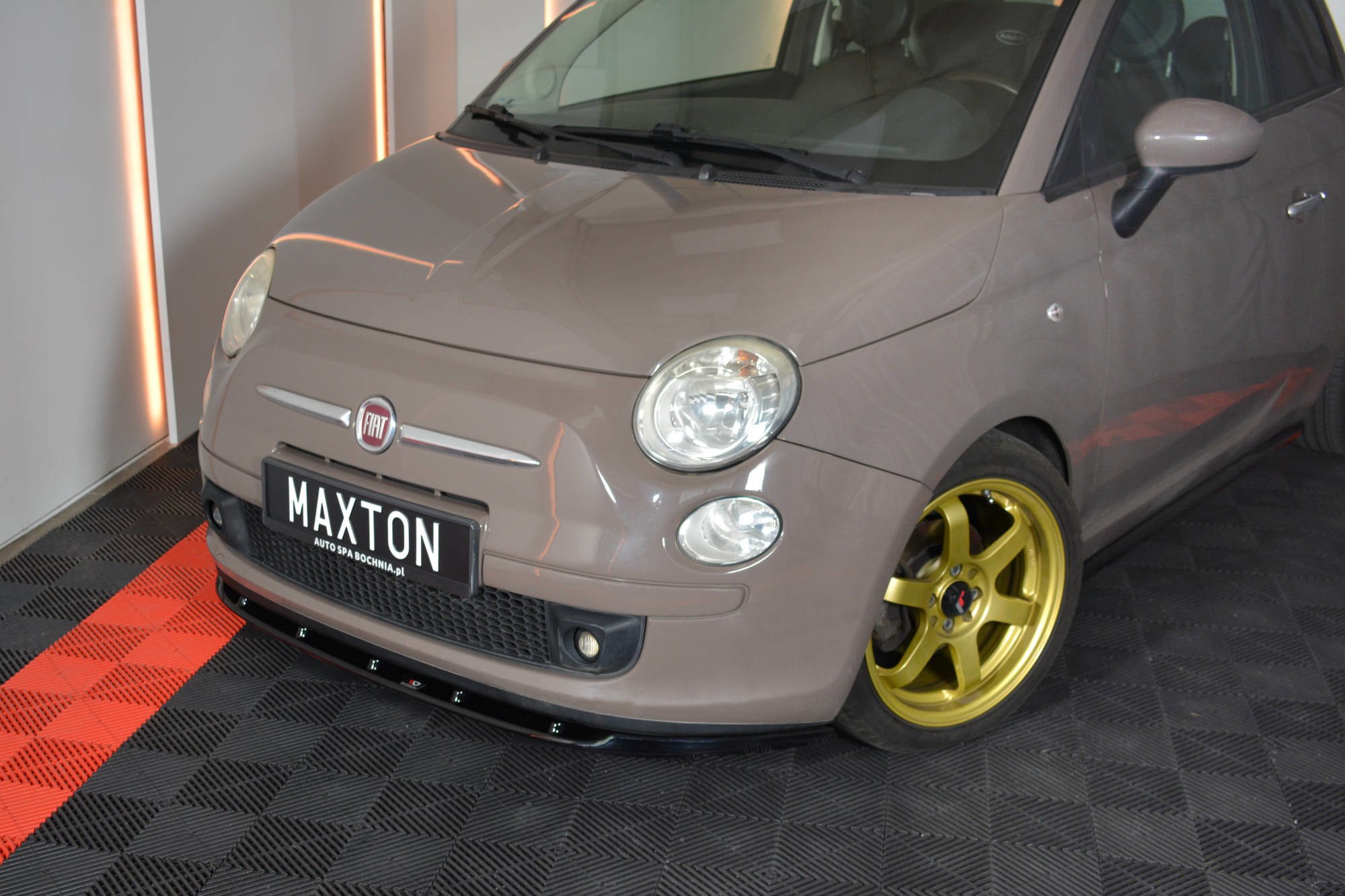 Front Splitter V.1 Fiat 500 Pre-facelift (2007-2014) - 4