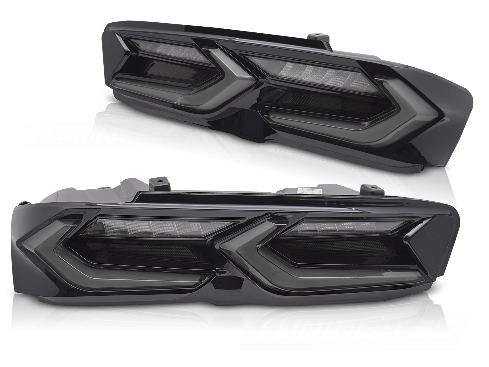 LED-BAKLYKTOR LED TAILIGHTS TONAD SVART TILL CHEVROLET CAMARO 2019-2023
