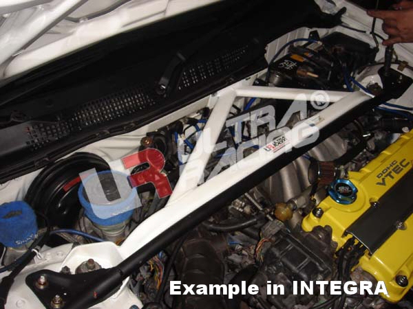 CIVIC/SOL/INTEGRA 92-00 ULTRA-R 3-PUNKTS FRÄMRE ÖVRE FJÄDERBENSSTAG - 6