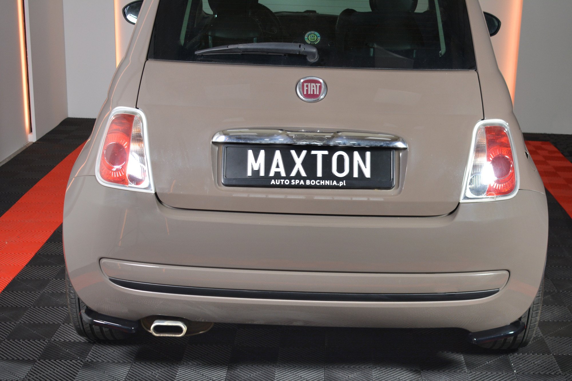 Rear Side Splitters Fiat 500 Pre-facelift (2007-2014) - 3