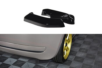 Rear Side Splitters Fiat 500 Pre-facelift (2007-2014)