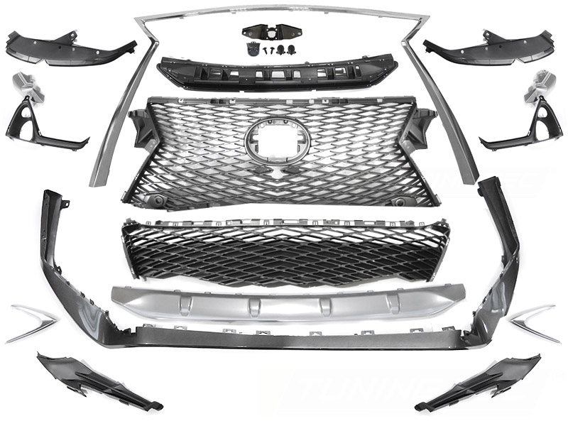 KJOLPAKET SPORTDESIGN MED KAMERAHÅL TILL LEXUS RX IV 2015-2019